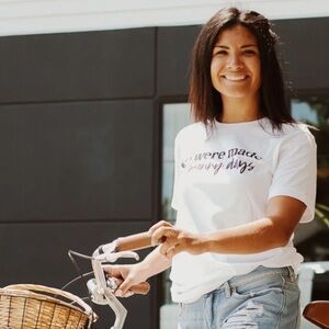 Sunny Days White Tee